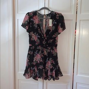 NWT Floral Romper - Size M